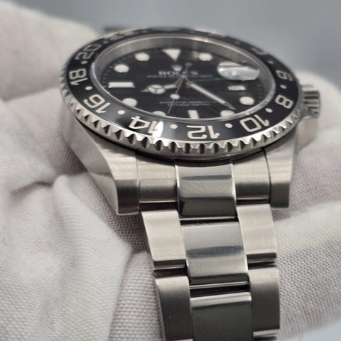 PAPERS 2011 Rolex GMT Master II 116710LN Steel Ceramic "Green Arrow" 40mm BOX