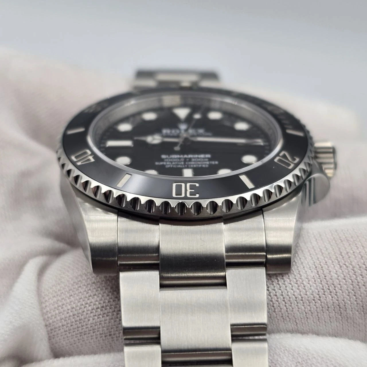 2018 PAPERS Rolex Submariner No-Date 114060 Black Ceramic 40mm Watch BOX