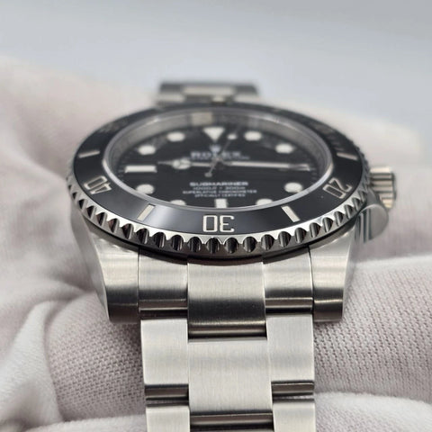 2018 PAPERS Rolex Submariner No-Date 114060 Black Ceramic 40mm Watch BOX