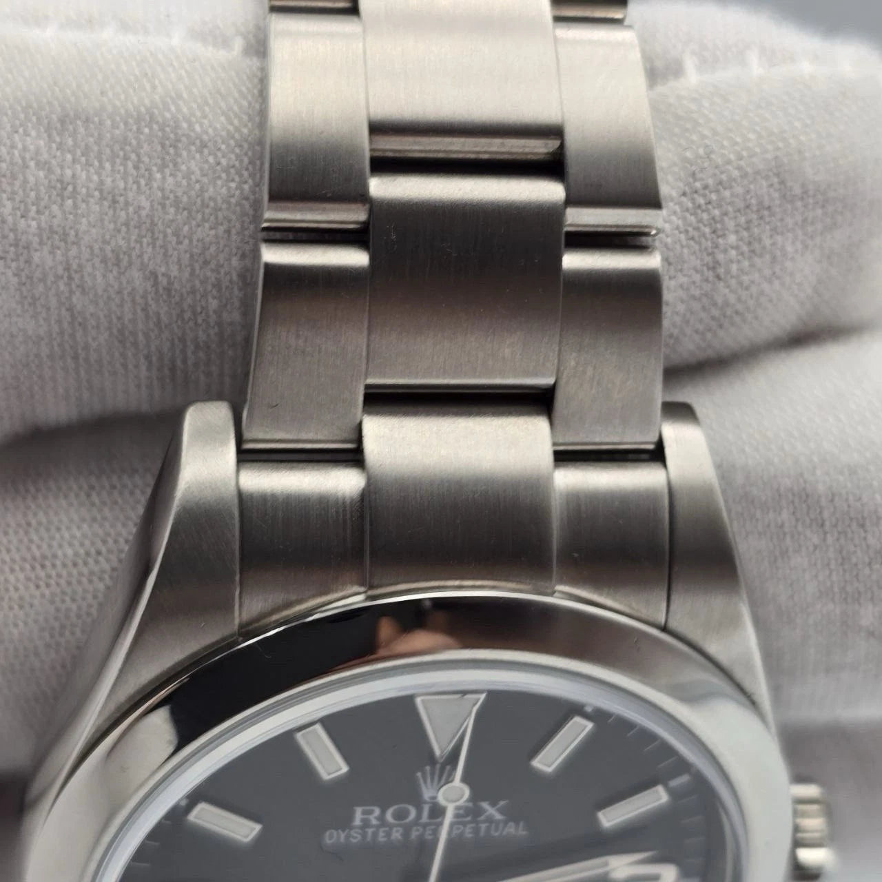 MINT Rolex Explorer I Black Stainless Steel MK1 39mm Watch 214270