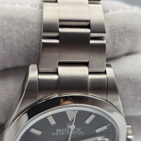 MINT Rolex Explorer I Black Stainless Steel MK1 39mm Watch 214270