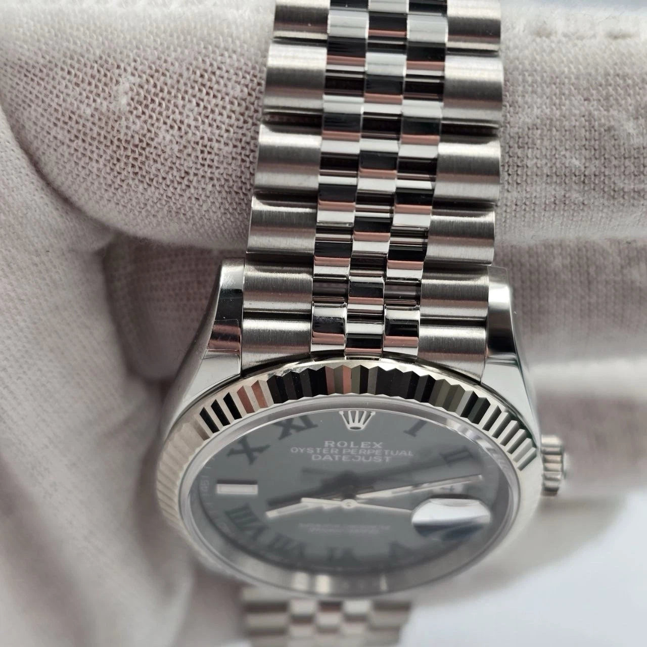 NEW 2026 Rolex Datejust 36mm 126234 Wimbledon Slate Roman Jubilee UNWORN