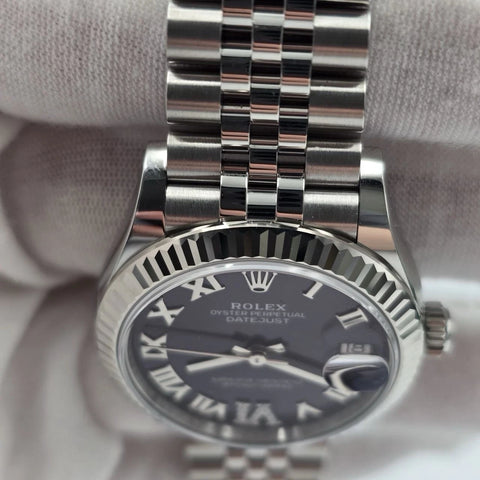 NEW 2026 Rolex Datejust 31mm Purple Roman Diamond 6 Dial Steel Jubilee 278274