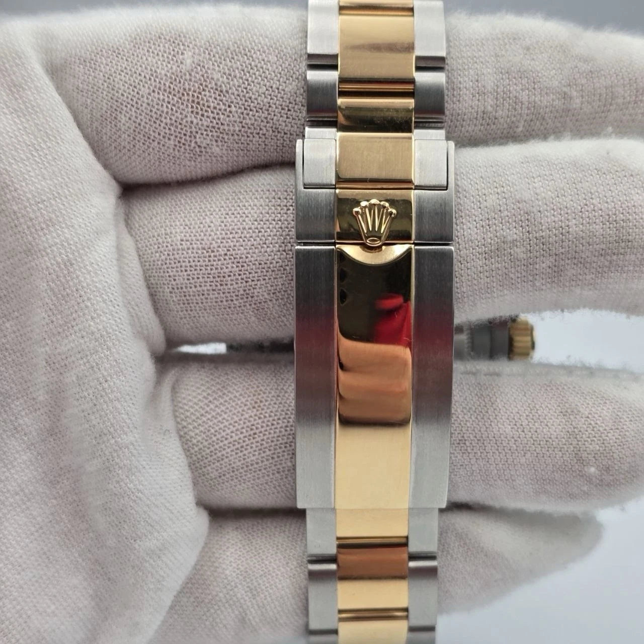 PAPERS 2021 Rolex Submariner Blue Dial Two Tone Gold 41mm Watch 126613LB BOX