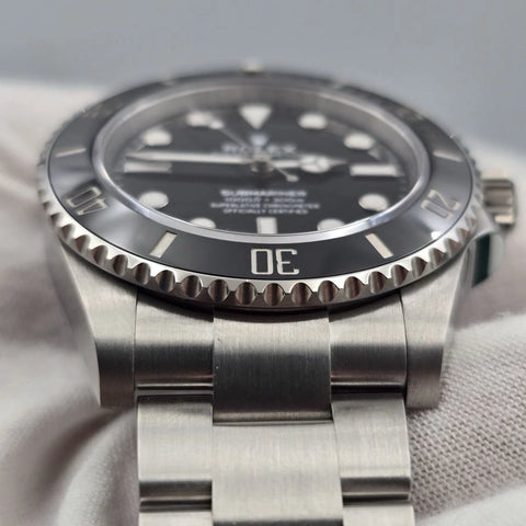PAPERS 2024 Rolex Submariner No Date Ceramic Stainless Steel 41mm 124060 BOX