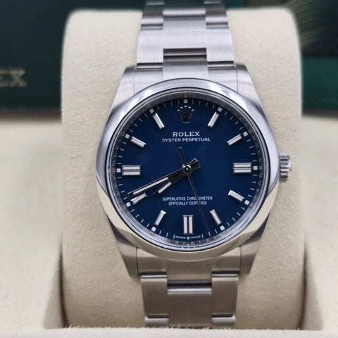 NEW 2026 Rolex Oyster Perpetual Blue Dial Stainless Steel 36mm 126000 BOX