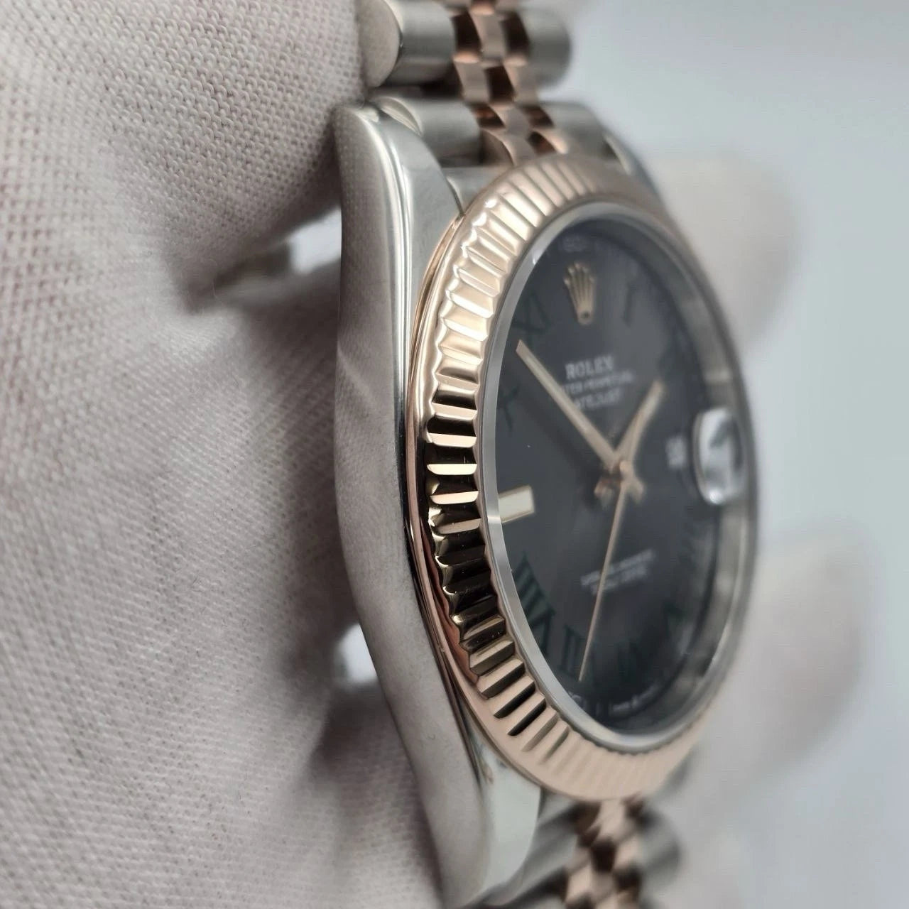 PAPERS 2022 Rolex Datejust 41mm 126331 Two-Tone Jubilee Wimbledon Dial BOX