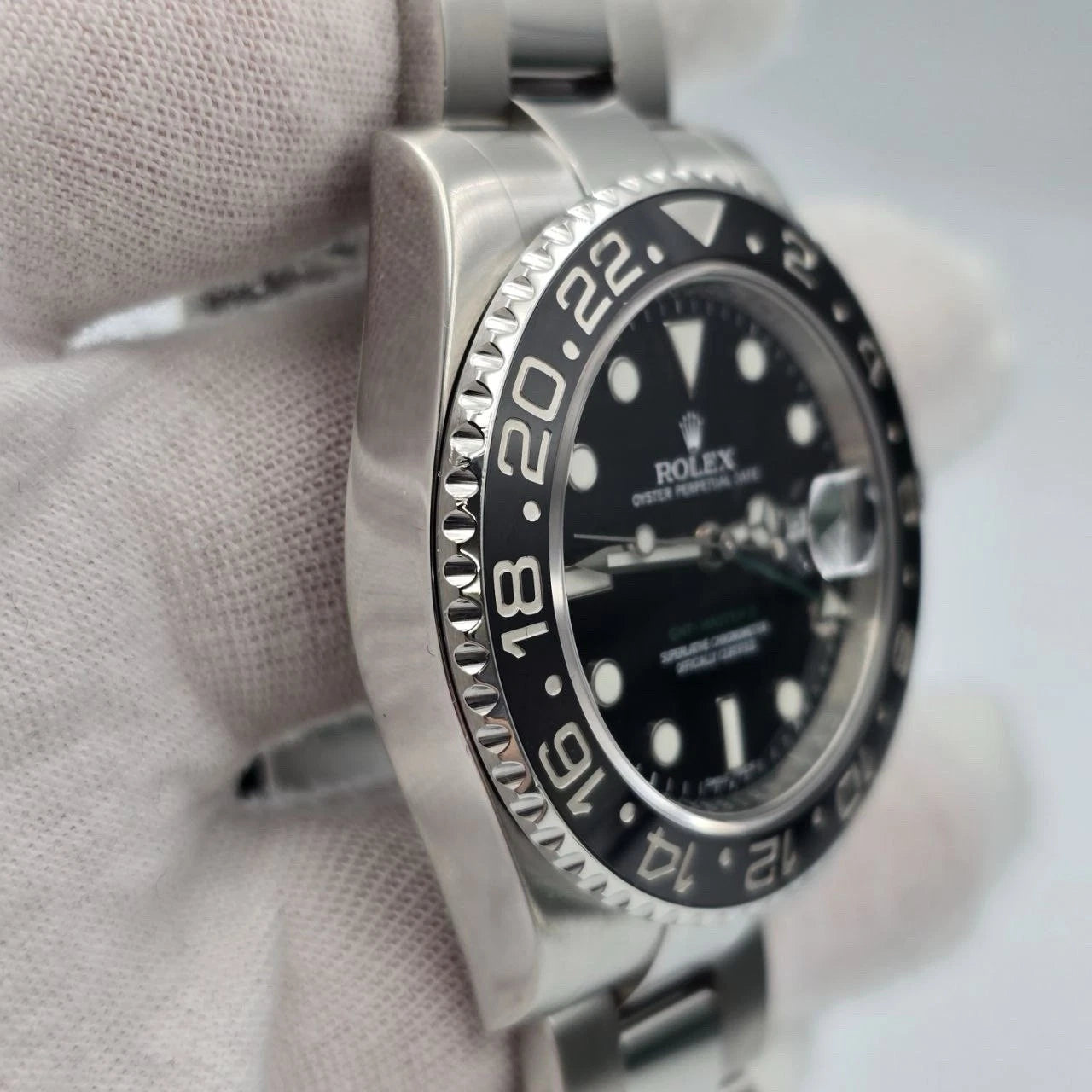 MINT 2015 PAPERS Rolex GMT Master II 116710LN Steel Ceramic Black 40mm Watch BOX