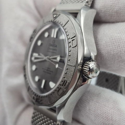 NEW 2025 Omega Seamaster Diver 300M Gray Dial 42mm Watch 210.30.42.20.06.002