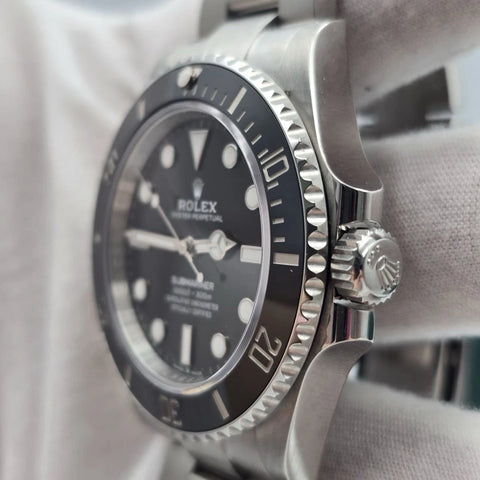 PAPERS 2024 Rolex Submariner No Date Ceramic Stainless Steel 41mm 124060 BOX