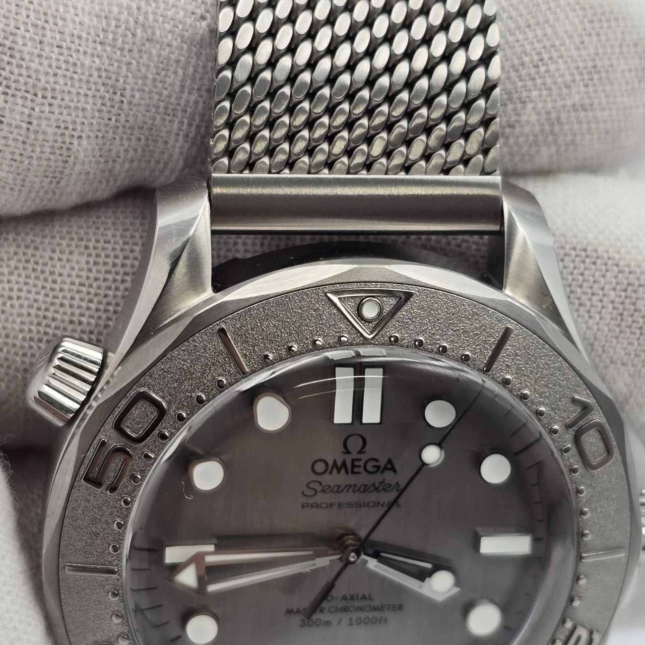 NEW 2025 Omega Seamaster Diver 300M Gray Dial 42mm Watch 210.30.42.20.06.002