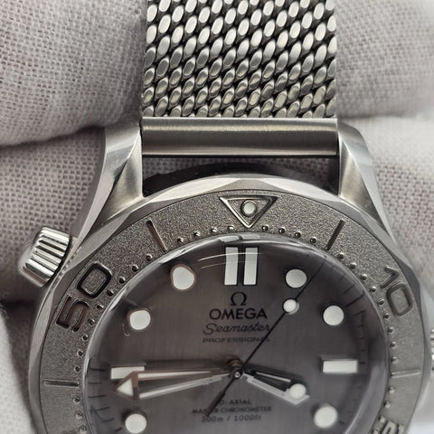 NEW 2025 Omega Seamaster Diver 300M Gray Dial 42mm Watch 210.30.42.20.06.002