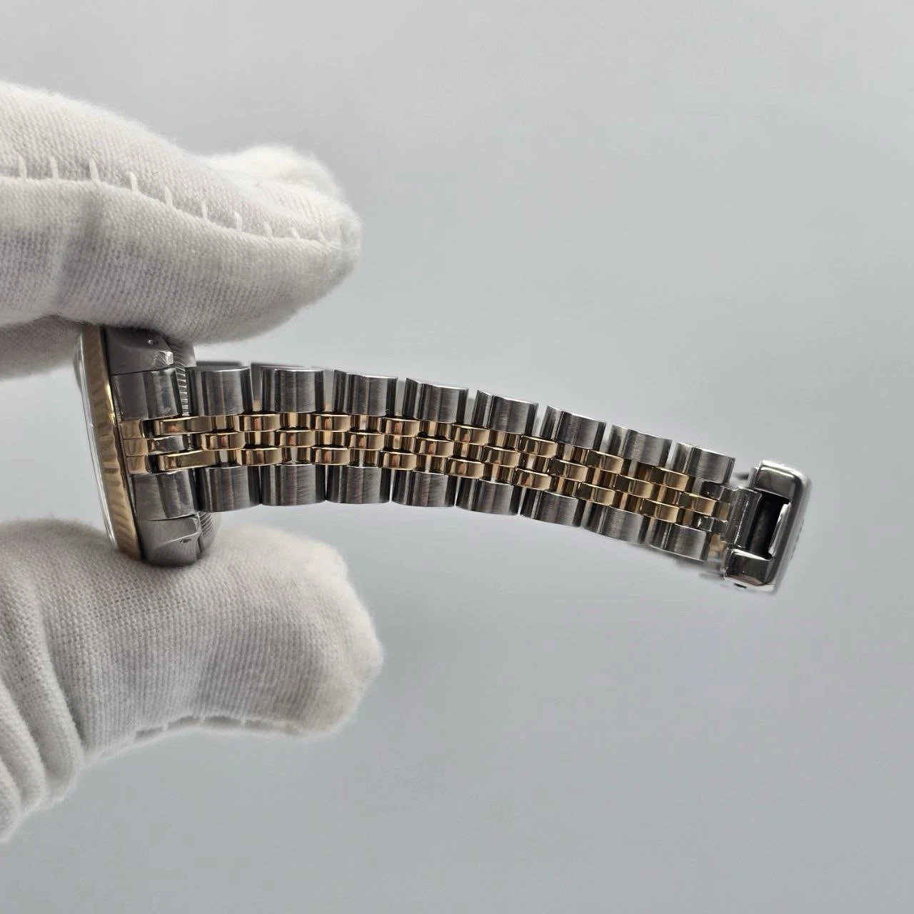 PAPERS Rolex Lady Datejust Gold & Steel 26mm Champagne Diamond Dial 69173 BOX