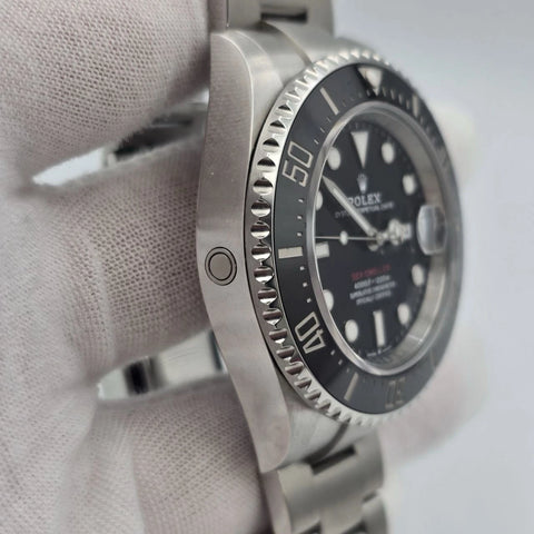 2022 PAPERS Rolex Sea-Dweller Black Red Letters Stainless Steel 43mm 126600 BOX