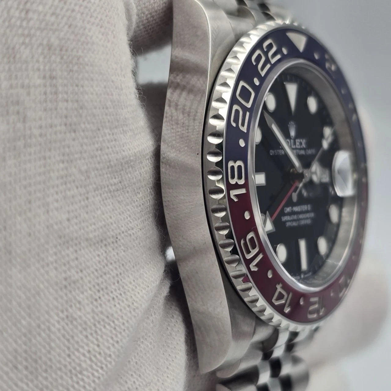 2025 PAPERS Rolex GMT Master II Pepsi Red Blue Jubilee 126710BLRO Watch BOX