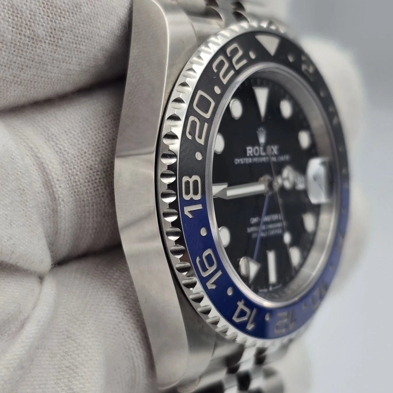 NEW 2025 Rolex GMT-Master II BATGIRL Steel JUBILEE 40mm 126710BLNR UNWORN