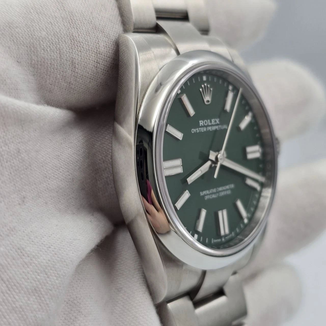 NEW 2026 Rolex Oyster Perpetual 41mm Green Stainless Steel 134300