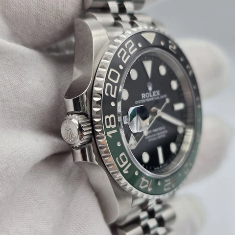 PAPERS 2025 Rolex GMT-Master II “Sprite” 40mm 126720VTNR Jubilee Black Dial BOX