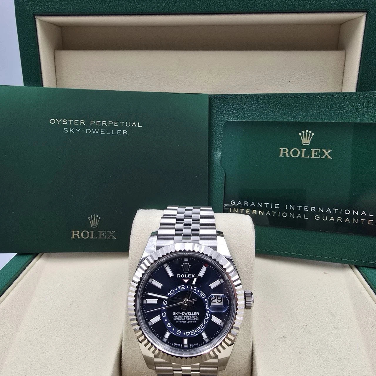 NEW 2026 Rolex Sky-Dweller 42mm Blue Dial Stainless Steel Jubilee 336934
