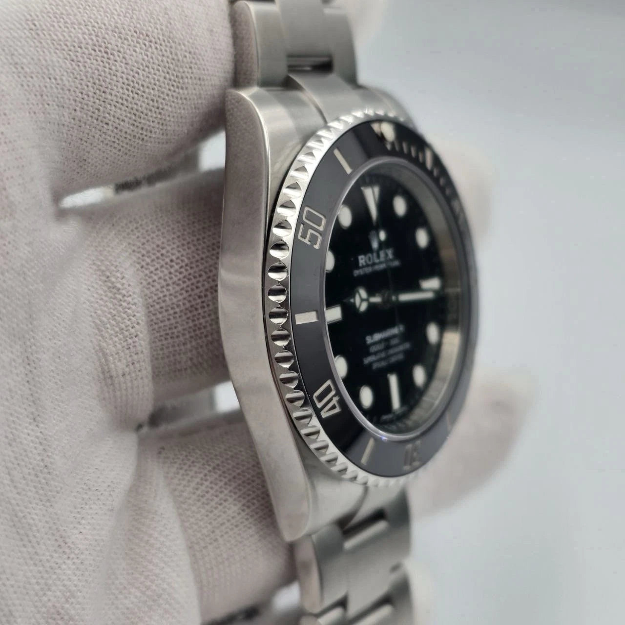 2018 PAPERS Rolex Submariner No-Date 114060 Black Ceramic 40mm Watch BOX