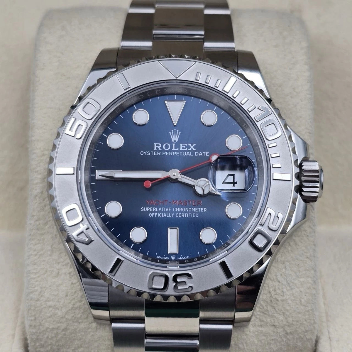 PAPERS 2024 Rolex Yacht-Master 40mm “Captain America” Blue Dial 126622 BOX