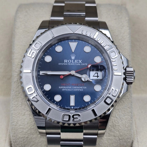 PAPERS 2024 Rolex Yacht-Master 40mm “Captain America” Blue Dial 126622 BOX