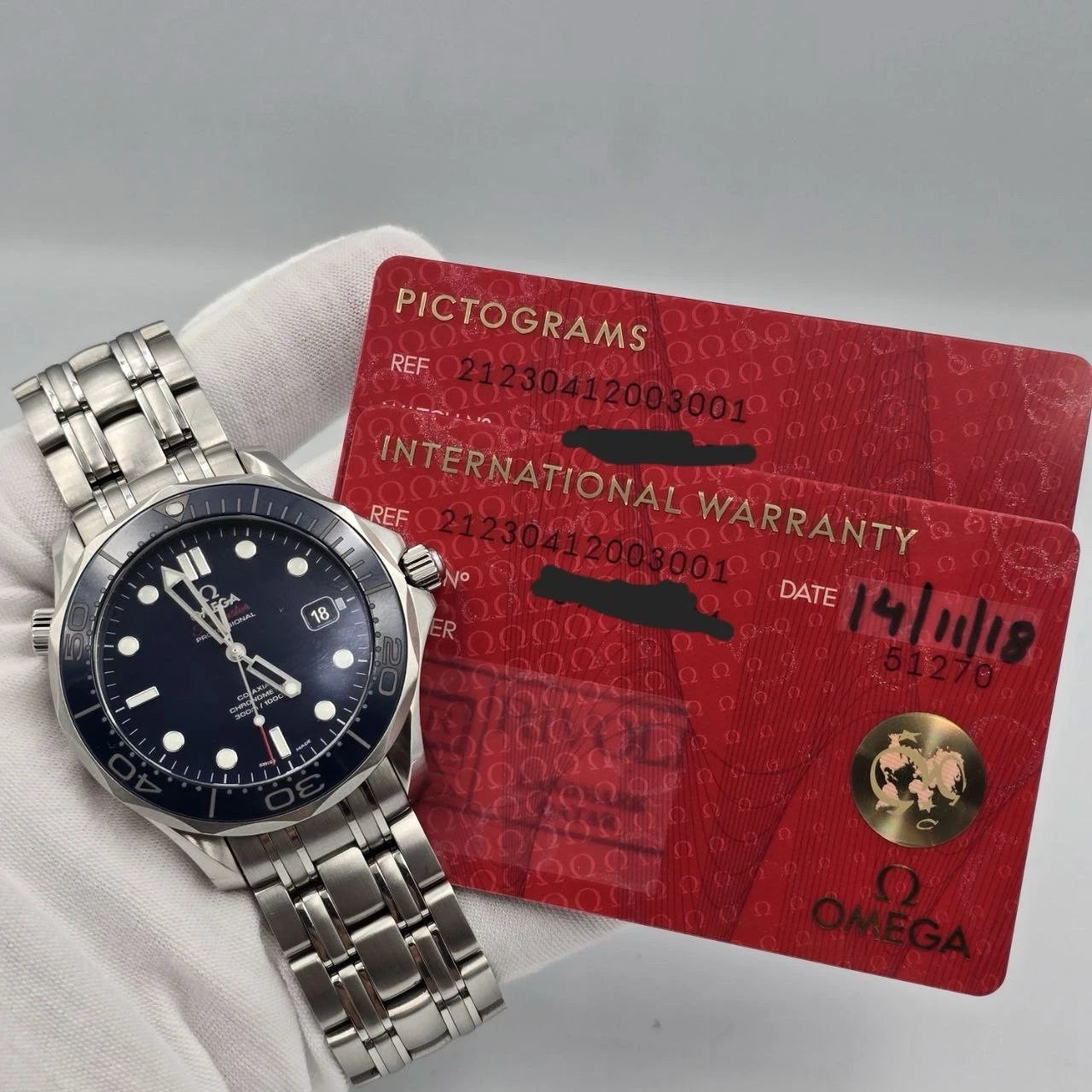 Omega Seamaster Professional 300M CoAxial 212.30.41.20.03.001 Chronometer Blue
