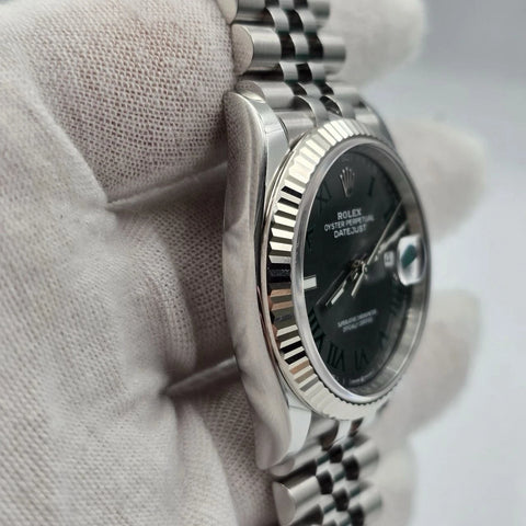 NEW 2026 Rolex Datejust 36mm 126234 Wimbledon Slate Roman Jubilee UNWORN