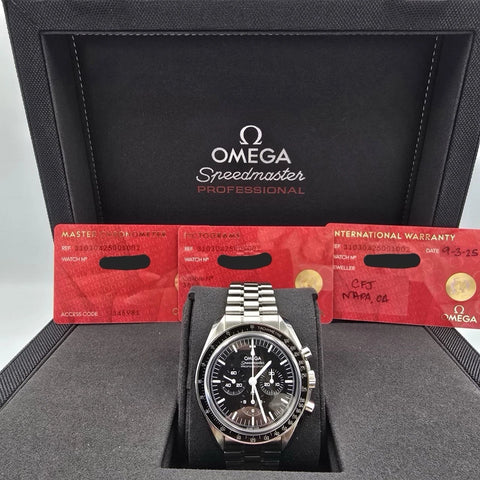2025 Omega Speedmaster Moonwatch 42mm Black Dial Sapphire 310.30.42.50.01.002