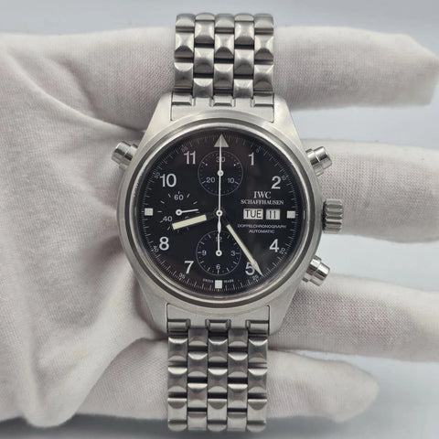 IWC Doppelchronograph Double Chronograph Pilots Watch IW3713