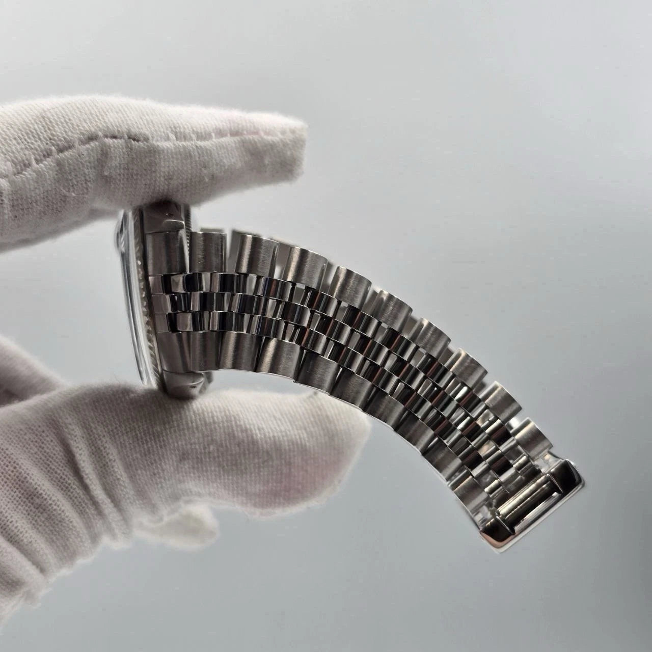 Rolex Datejust 36mm Oyster Perpetual White Gold Steel FACTORY Blue Dial 16014