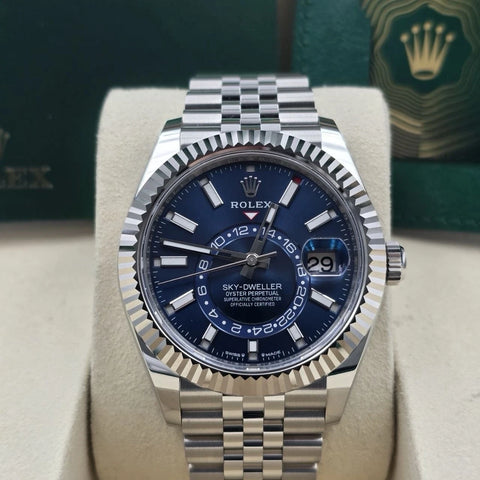 NEW 2026 Rolex Sky-Dweller 42mm Blue Dial Stainless Steel Jubilee 336934