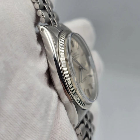 Rolex Datejust 1601 Stainless Steel Silver Stick Dial Jubilee 36mm Watch