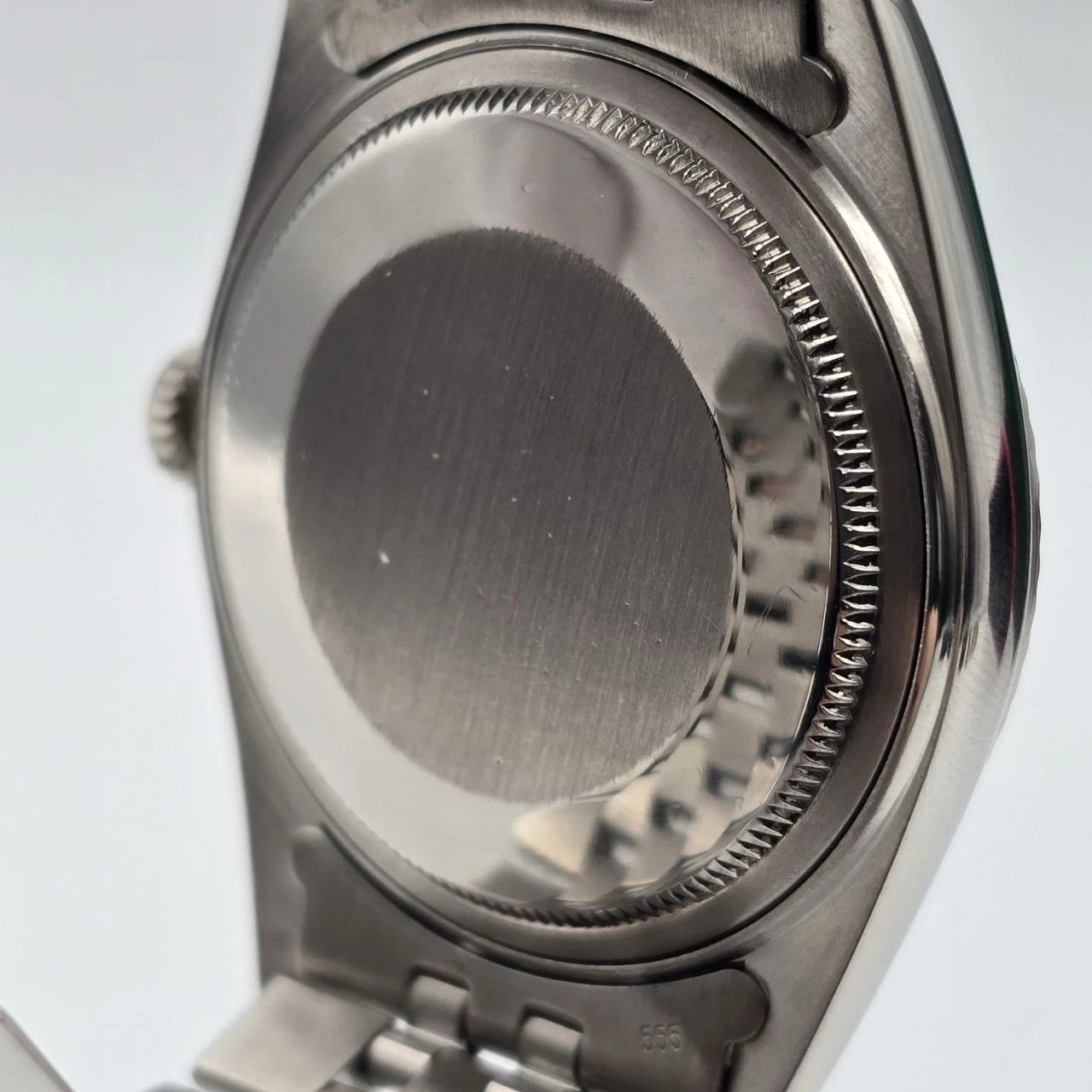 Rolex Datejust 36mm Oyster Perpetual White Gold Steel FACTORY Blue Dial 16014