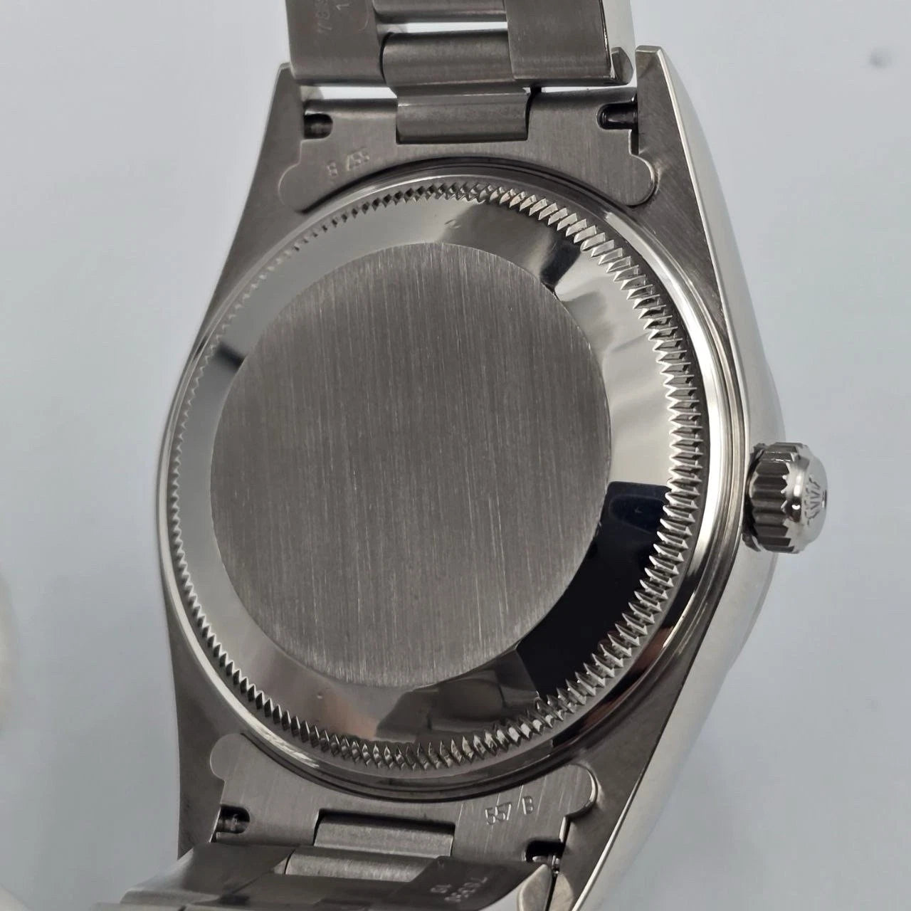 PAPERS Rolex Oyster Perpetual Date 15200 Stainless Steel Blue Dial 34MM Watch