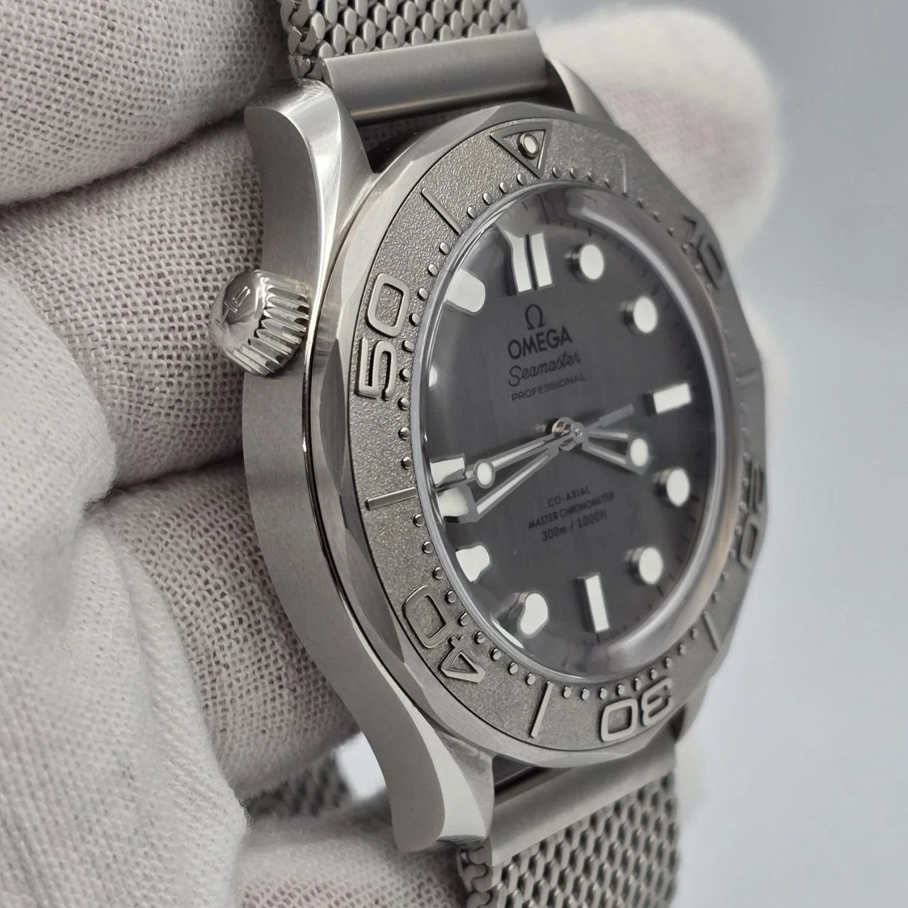 NEW 2025 Omega Seamaster Diver 300M Gray Dial 42mm Watch 210.30.42.20.06.002