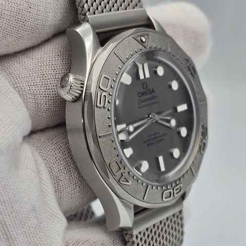 NEW 2025 Omega Seamaster Diver 300M Gray Dial 42mm Watch 210.30.42.20.06.002