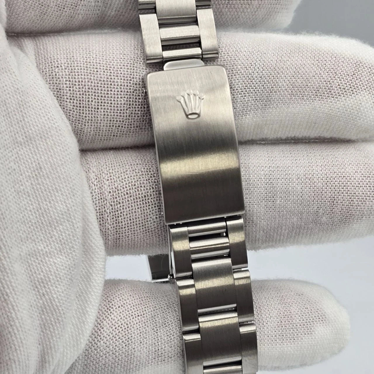 PAPERS Rolex Oyster Perpetual Date 15200 Stainless Steel Blue Dial 34MM Watch
