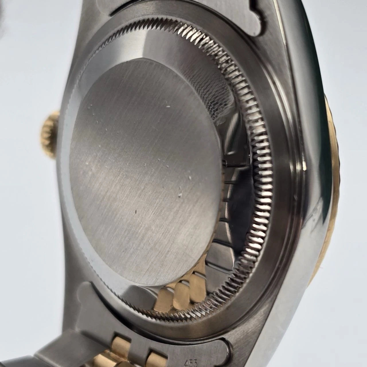 Rolex Datejust 36mm FACTORY BLACK Dial 18K Yellow Gold Two Tone Jubilee 16233