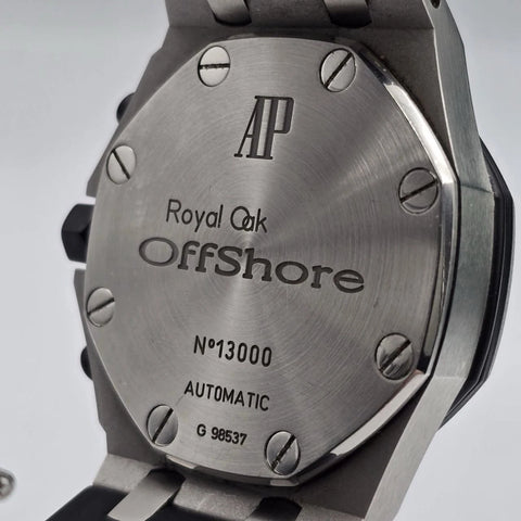 2010 PAPERS Audemars Piguet Royal Oak Offshore Black 42mm Rubberclad 25940SK