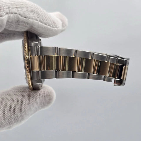 Rolex Submariner Date 16613 Black Dial Gold Buckle Two Tone Gold 40mm Watch