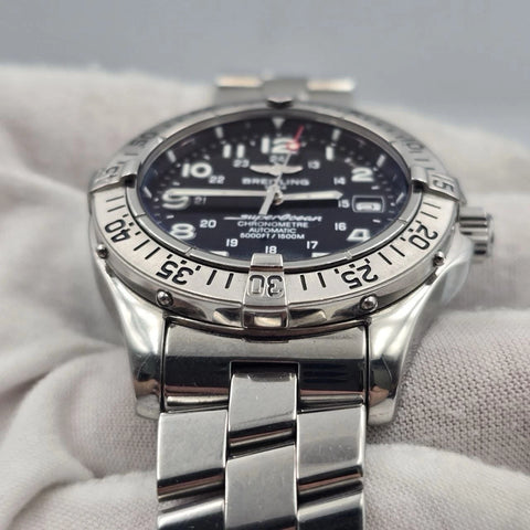 Breitling SuperOcean 42mm Black Dial Stainless Steel Automatic Watch A17360