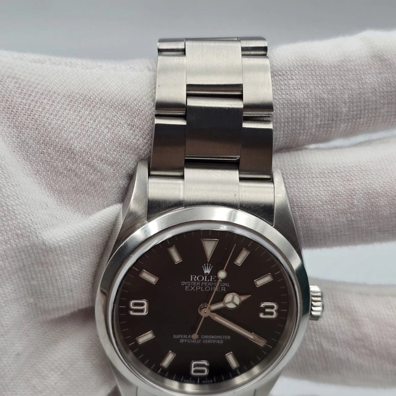 Rolex Explorer l 114270 36mm Stainless Steel Black Dial Watch