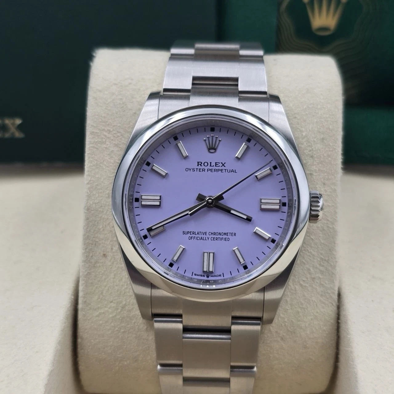 Rolex Oyster Perpetual 126000 Lavender 2