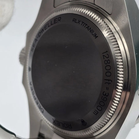 PAPERS 2023 Rolex Sea-Dweller Deepsea Black Ceramic Steel Dive 44mm 136660 BOX