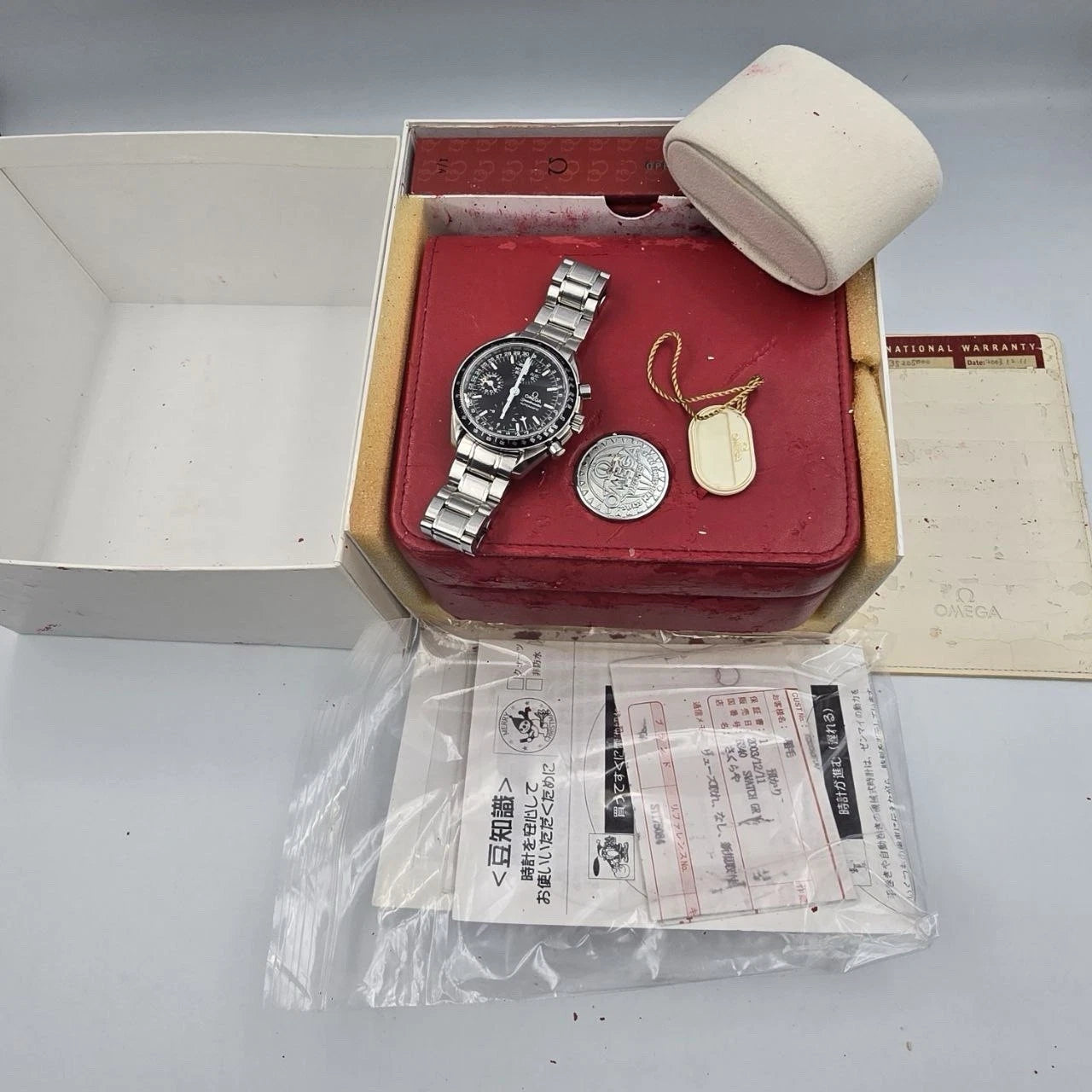 Omega Speedmaster Day Date 3520.50 Mark 40 Chronograph Automatic 39mm Watch B+P