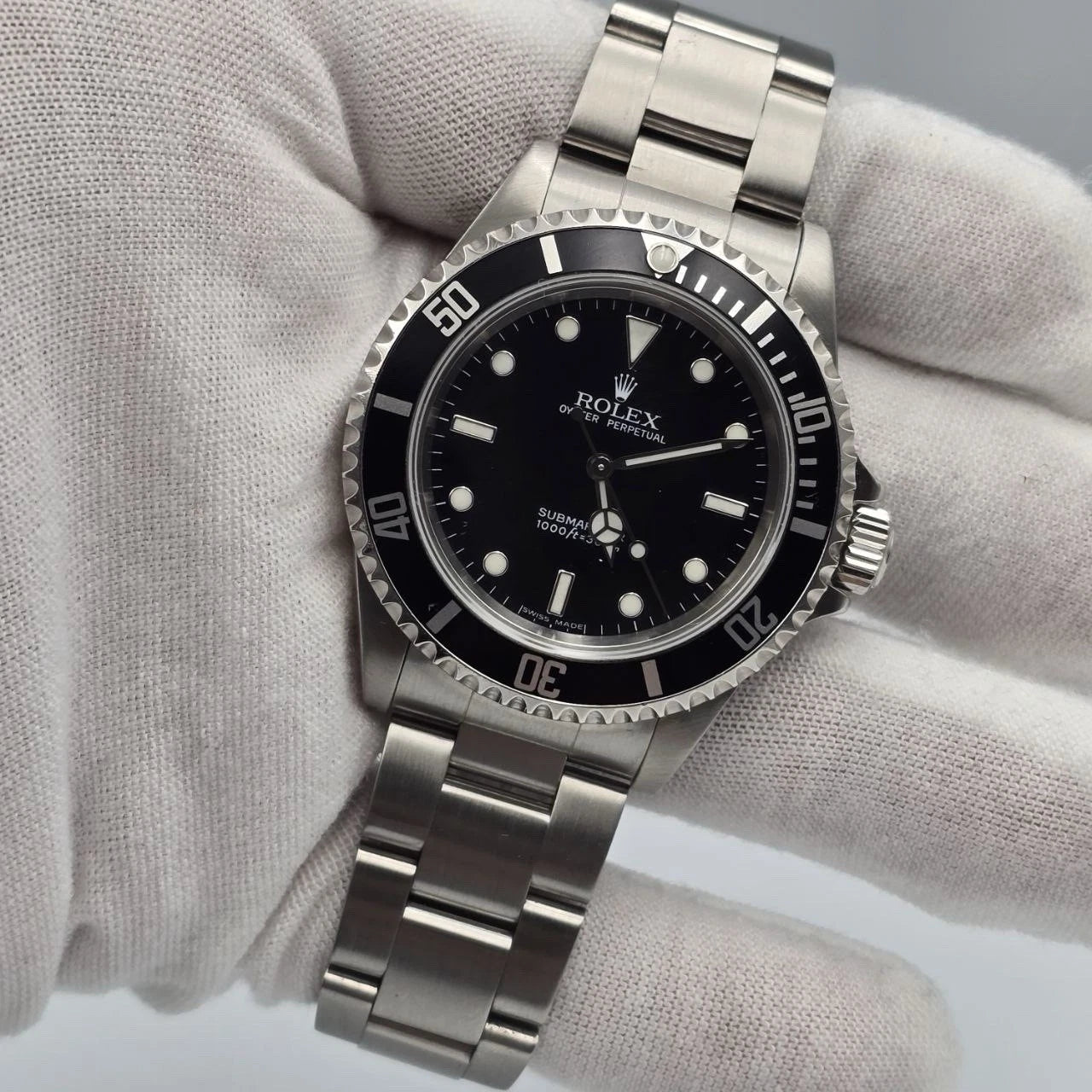 2006 MINT Rolex Submariner No-Date Black Stainless Steel 40mm 14060M