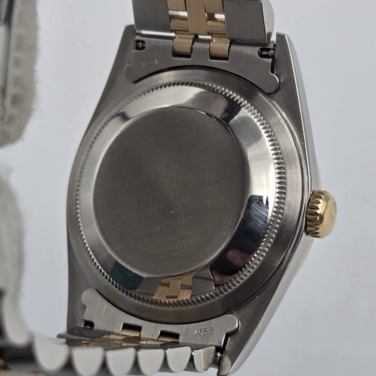 Rolex Datejust 36mm Olive Green Diamond Dial Diamond Bezel Two-Tone Watch 16233