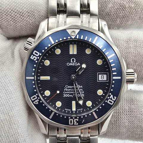 Mens Omega Seamaster Professional Chronometer Blue Dial 36MM Watch 2551.80