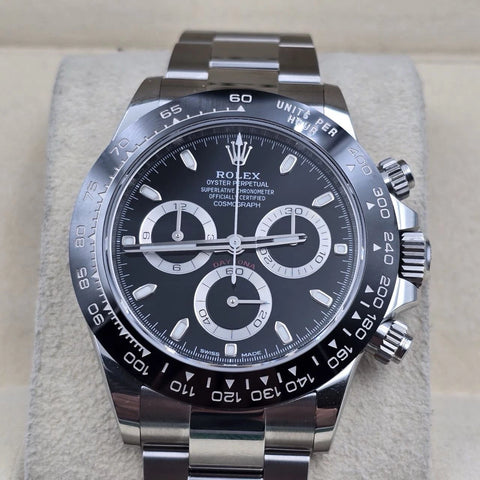 2021 PAPERS Rolex Daytona 116500LN Black Ceramic 40mm Steel Watch BOX
